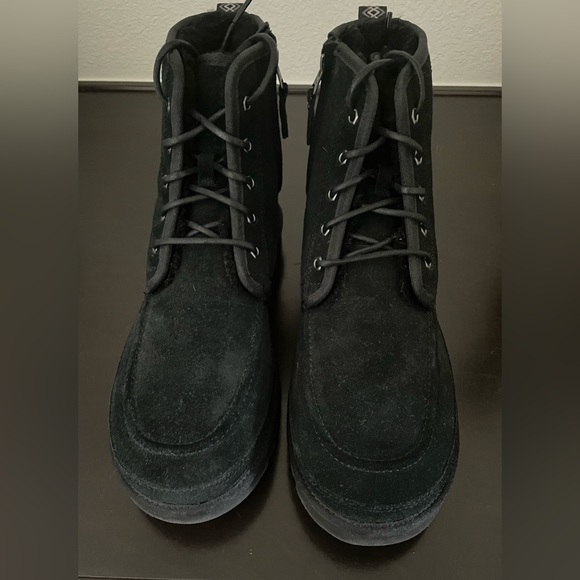 Men’s AUTHENTIC UGG NEUMEL HIGH BLACK CHUKKA BOOT - Picture 4 of 13